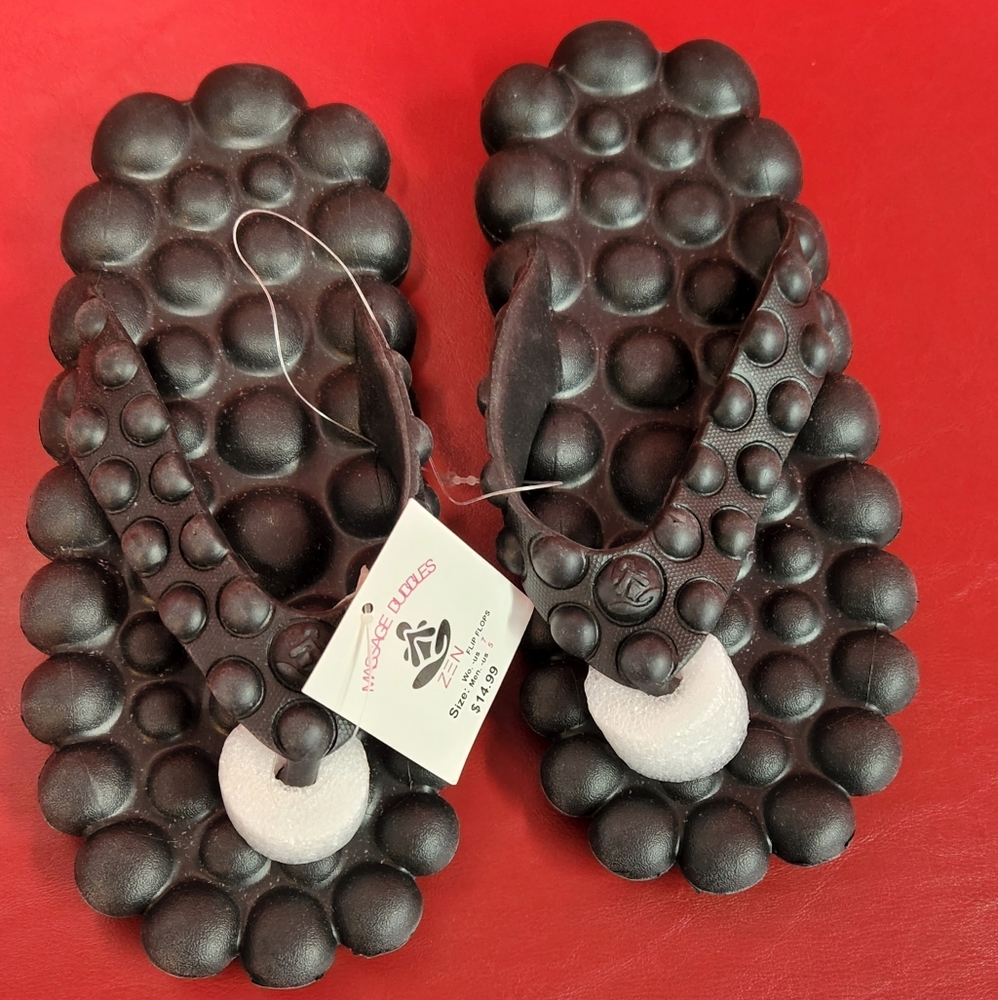 Reflexology flip flops
